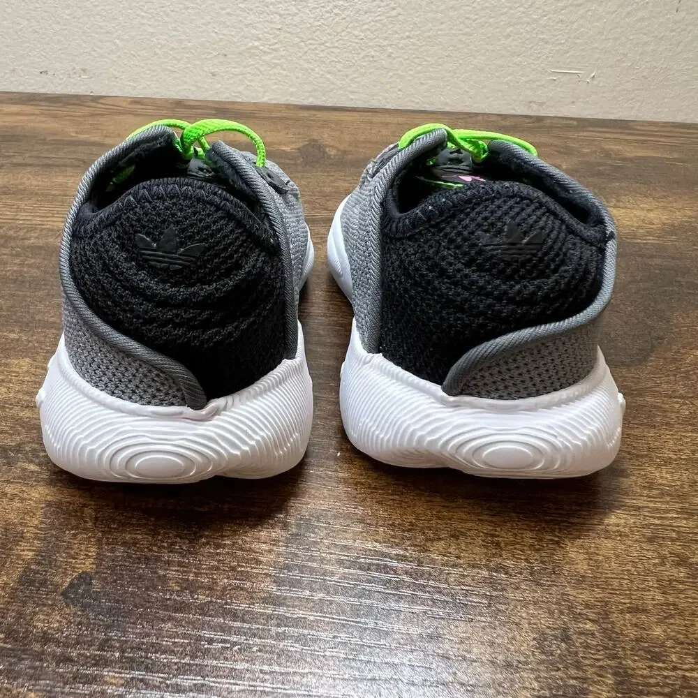Adidas Adifom SLTN Shoe 6 Kids Toddler Unisex Gray Sneakers Ortholite Lace Up